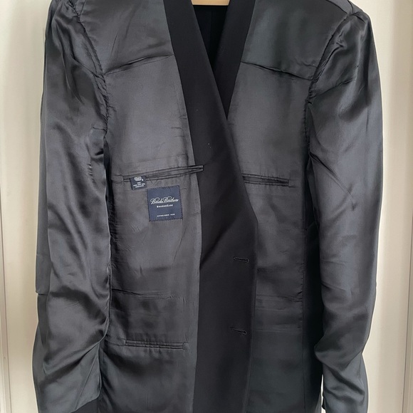 Classic navy blue Brooks Brothers sport coat - 43 long - Picture 8 of 12